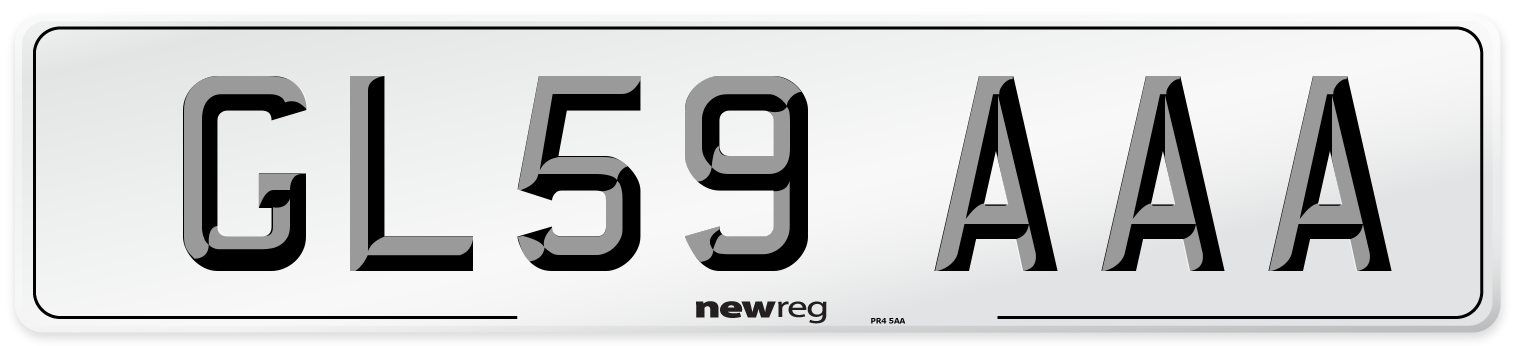 GL59 AAA Number Plate from New Reg